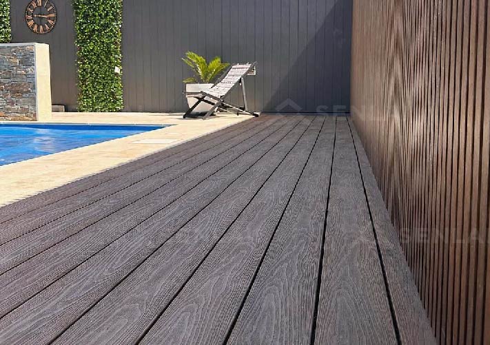 WPC decking color option