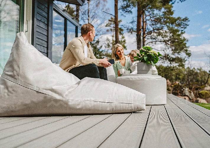 WPC decking color option