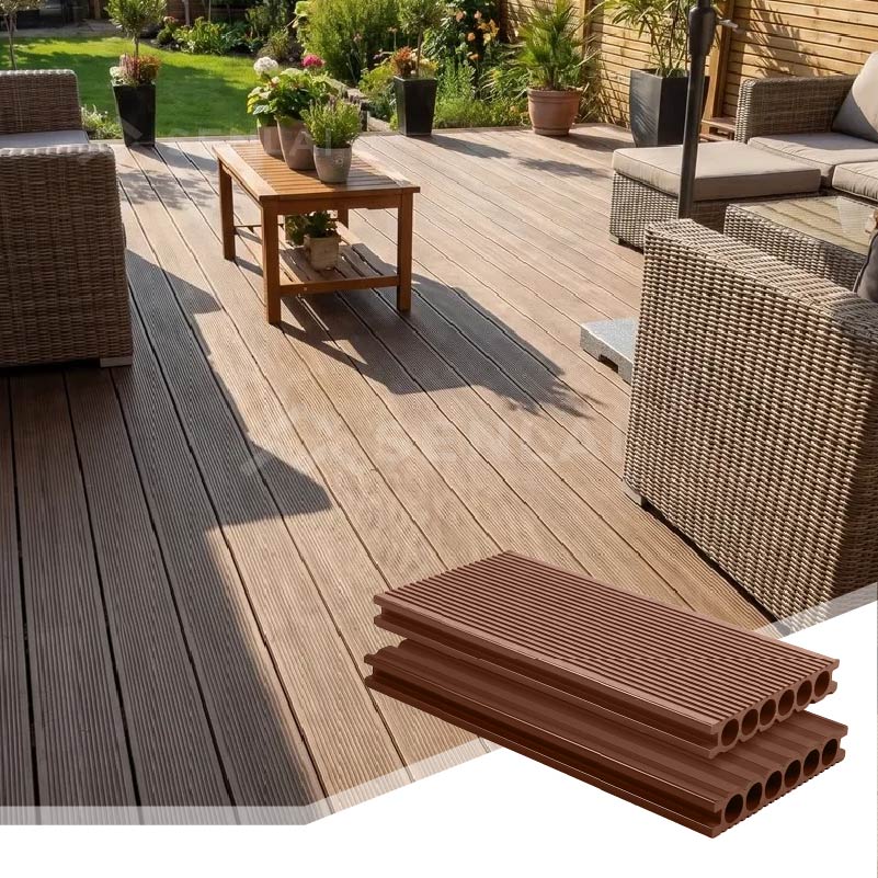 Factory Eco-Friendly Interlocking Fire Waterproof WPC Decking