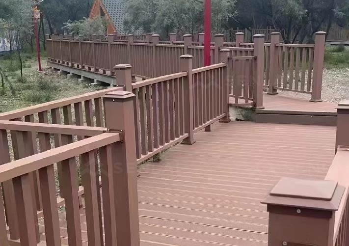 WPC decking color option