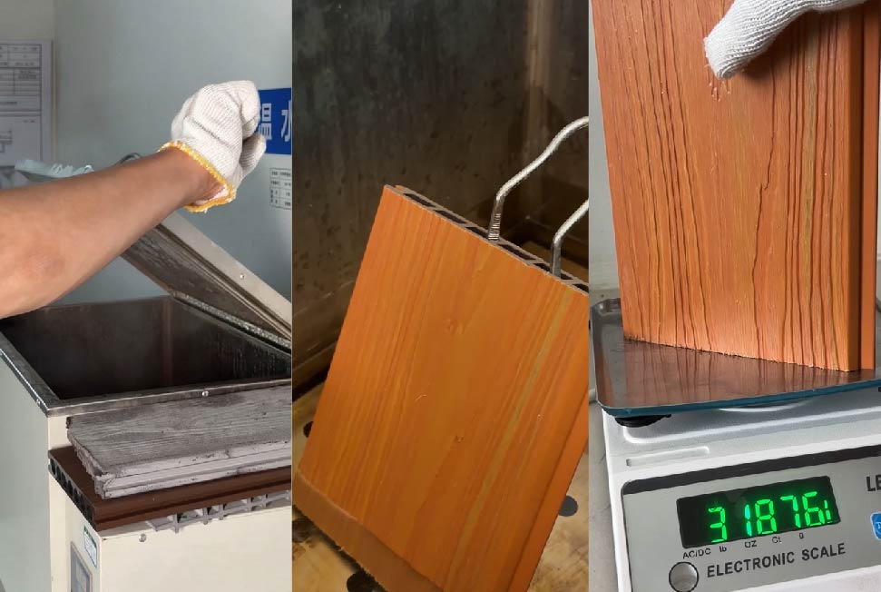 WPC Decking Buoyancy Density Test